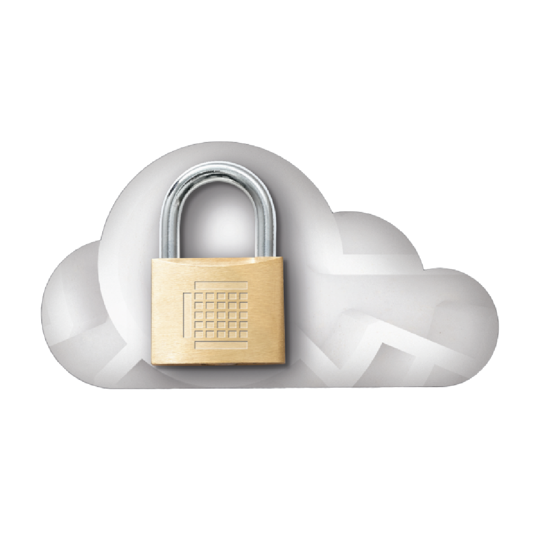 cloud and lock